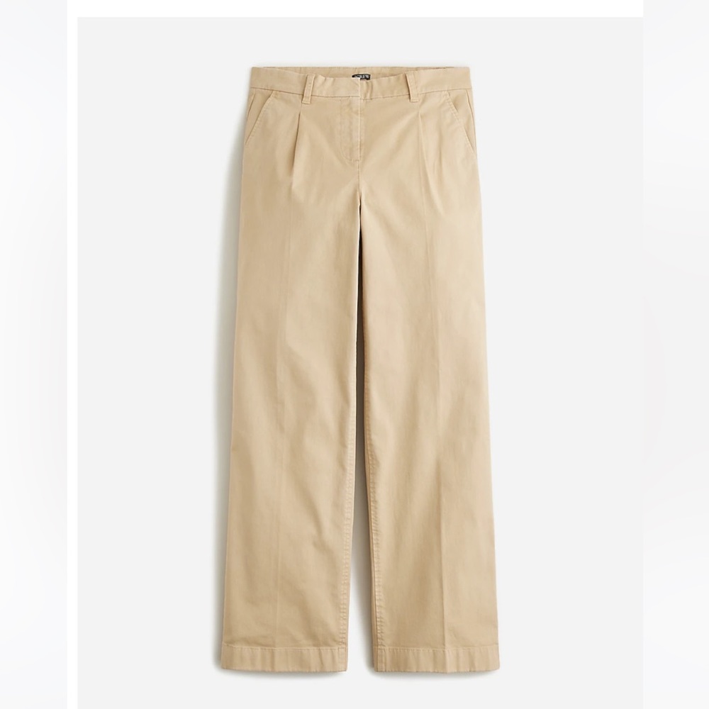 (NWT) J.crew Pleated capeside chino pant